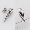 GOTHIC SCULPTURAL TEARDROP 316L SURGICAL STEEL EARRING